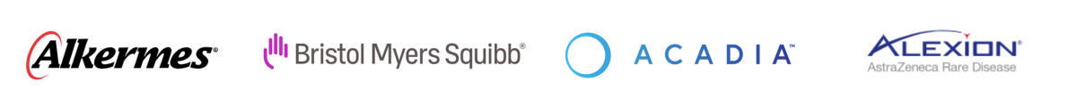 Alkermes, Bristol Myers Squibb, Acadia, Alexion